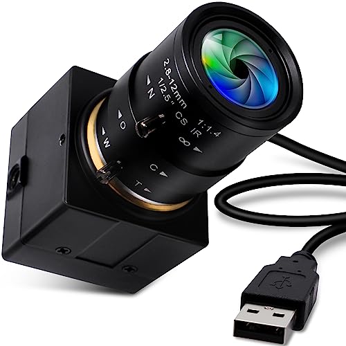 ELP 5メガピクセル USBカメラ 2.8-12mm 4倍望遠光学レンズ Amazon.co.jp: ELP 4Kカメラ 光学4倍ズーム Webカメラ 2.8-12mm可変